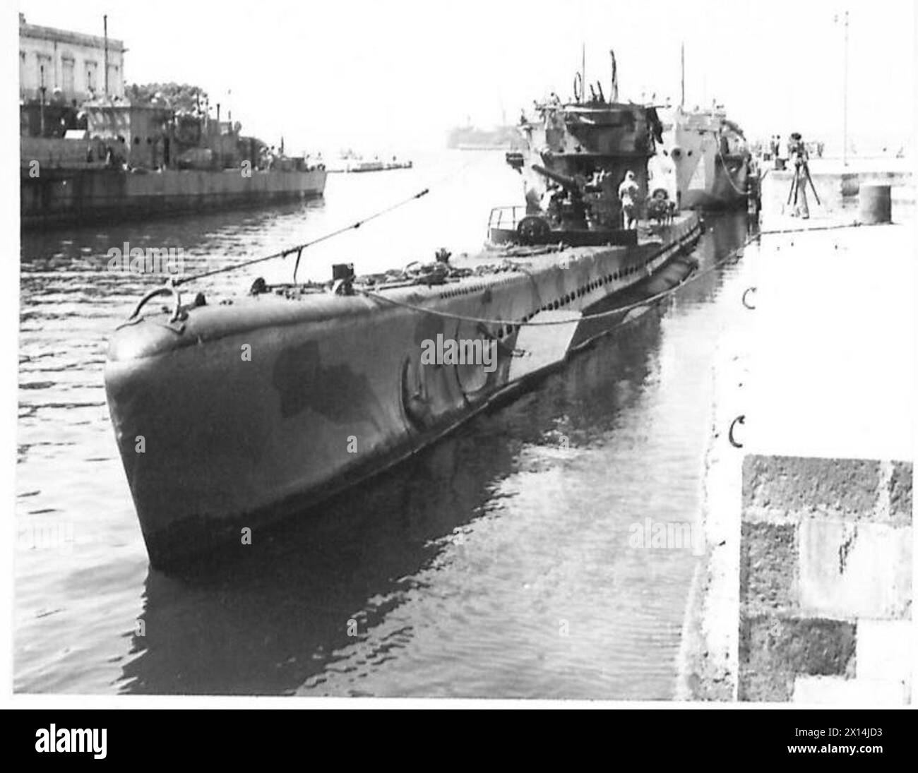INVASION VON SIZILIEN - das ist das U-Boot, das von der Royal Navy ...