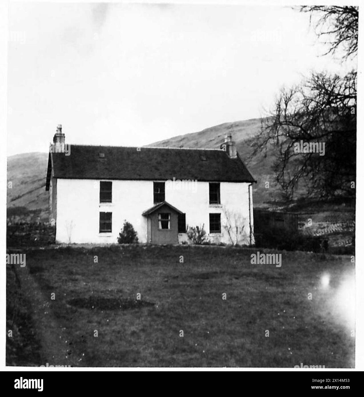 Das Haus von Generalleutnant Sir Alan Cameron, Gründer des Regiments, befindet sich in Errocht, Inverness, Schottland, unter historischem Interesse der britischen Armee. Stockfoto