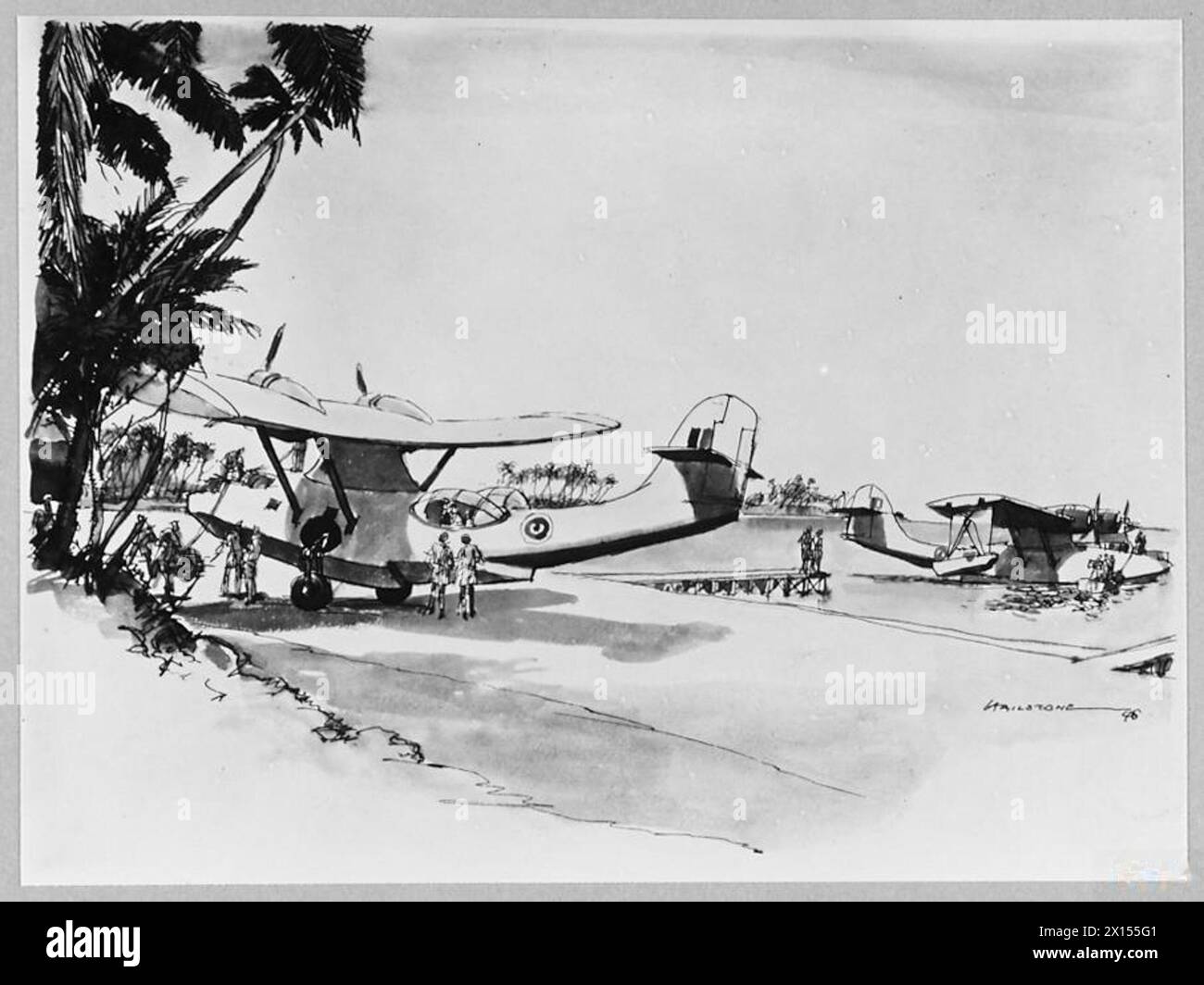 Die Royal Air Force operierte von 1940 bis 1945 in ganz Großbritannien und führte Kampfeinsätze, Training und Defensiveinsätze während des Zweiten Weltkriegs durch Stockfoto