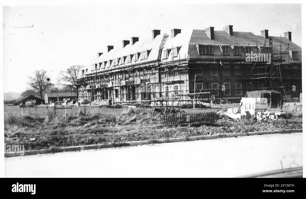 Die Offizieren Mess in Arborfield sind Teil der Gebäude der British Army im Aldershot Command Area. Stockfoto