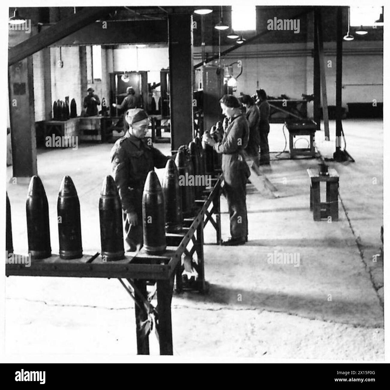 Gezeigt wird eine Schaber- und Spritzanlage, die von der britischen Armee für Wartungs- und Industrieeinsätze genutzt wird. Stockfoto