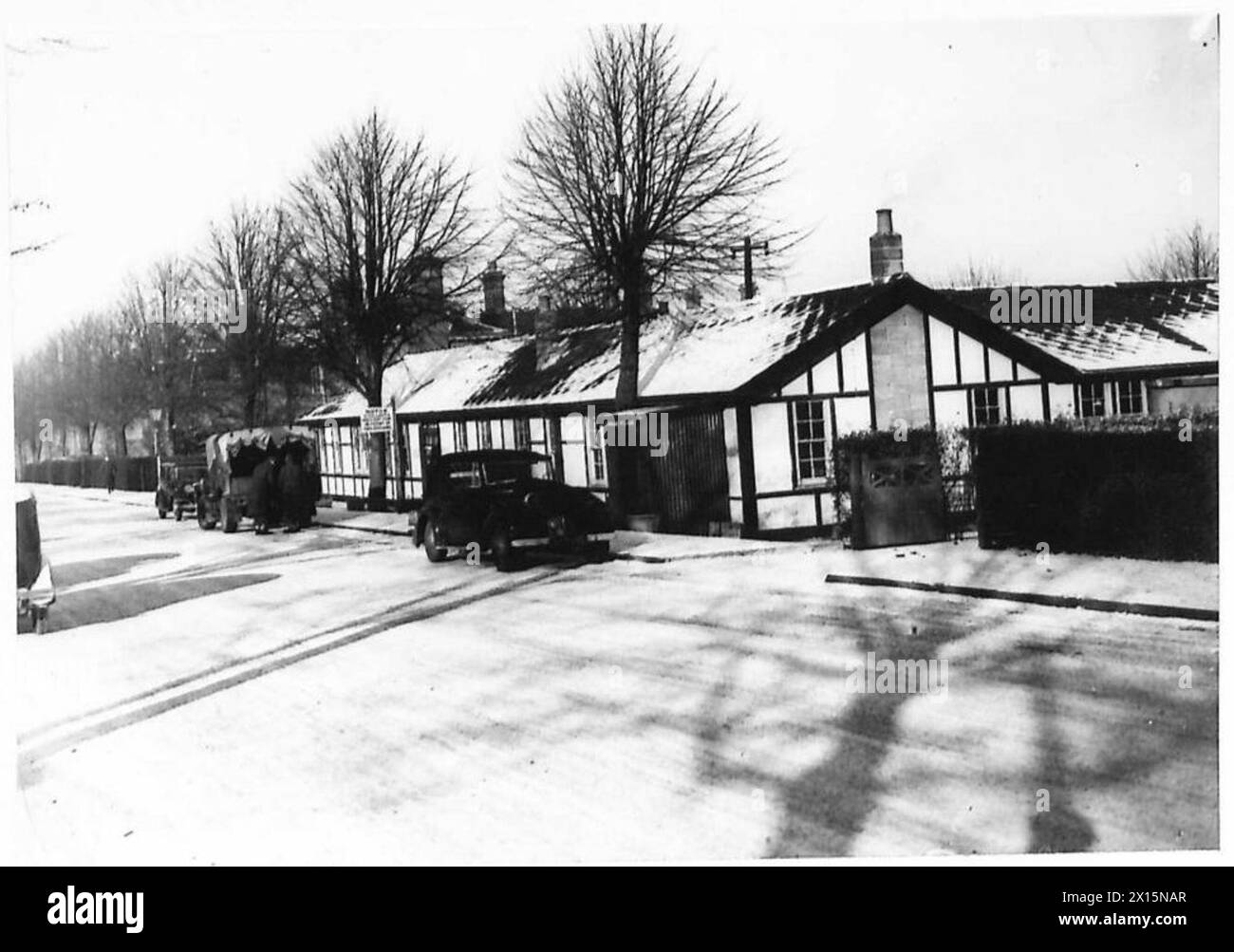 Das Aldershot Command Welfare Centre verwaltet die Hilfsgüter für das Personal der britischen Armee. Stockfoto