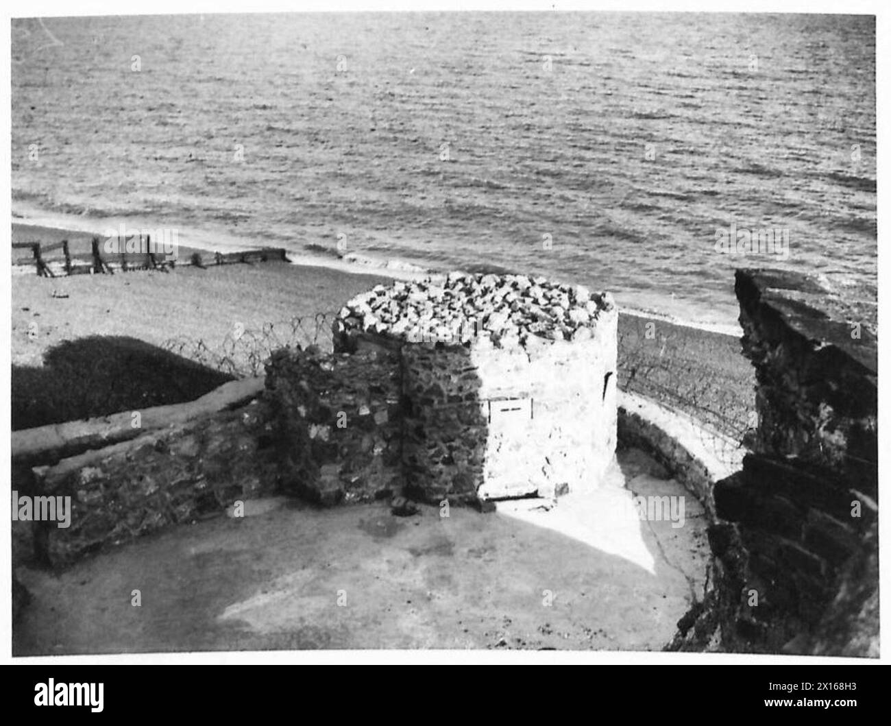 VERTEIDIGUNGSANLAGEN IN DER GEGEND VON SHORNCLIFFE – im Norman Castle, Sandgate British Army Stockfoto