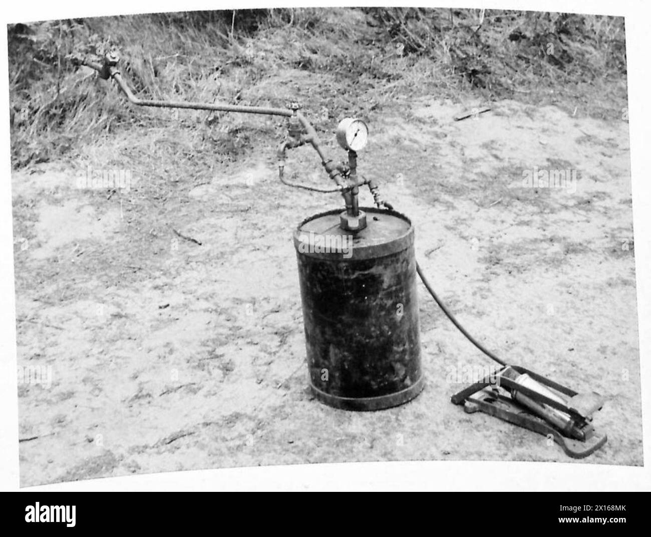 Raucherzeuger, benutzt von der 79. Panzerdivision Stockfoto