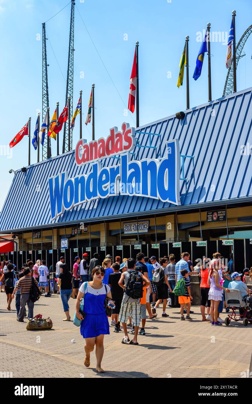 Canada Wonderland, Vaughan, Ontario, Kanada Stockfoto
