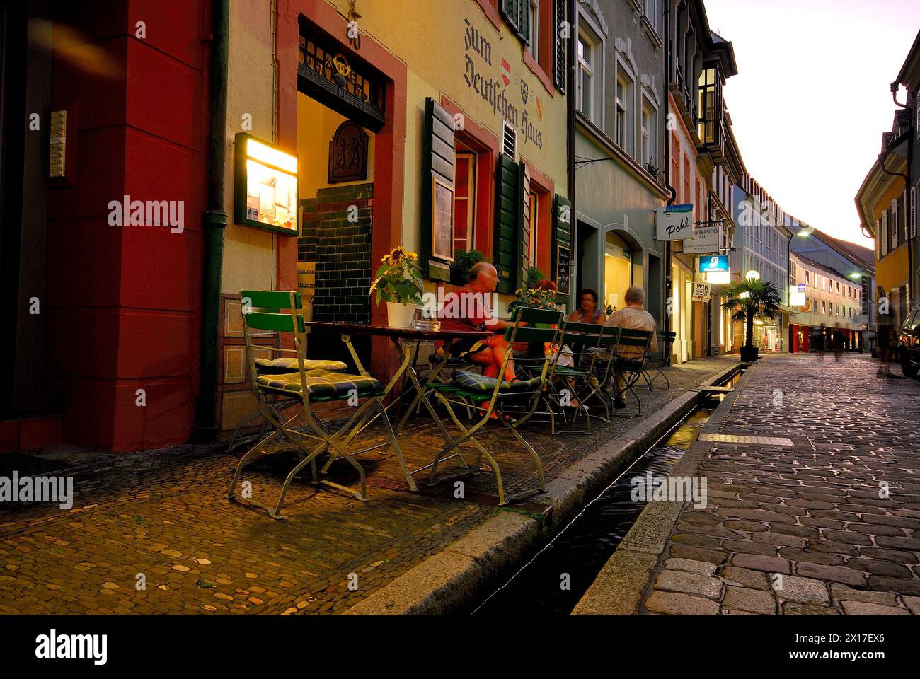 Altstadt von Freiburg, Baden-Württemberg, Deutschland Stockfoto