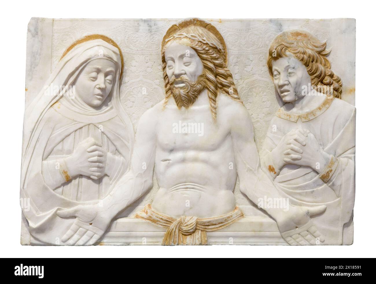 Pieta Basrelief von Bellano Bartolomeo. Padua, Italien Stockfoto