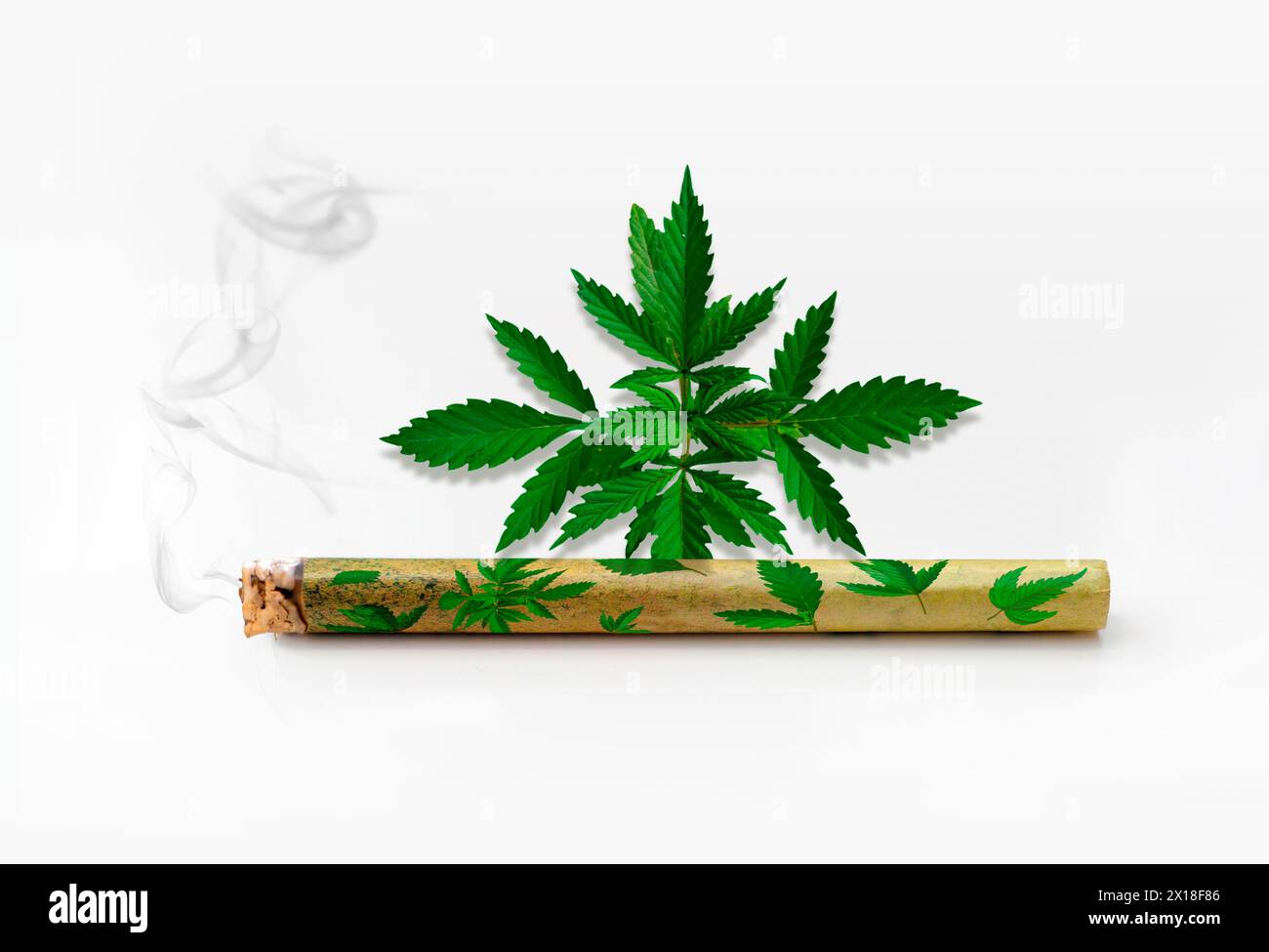 Cannabisgelenk Stockfoto