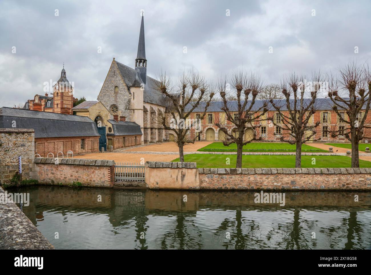 Chateau de Maintenon an der Eure, Département Eure-et-Loir, Region Centre-Val de Loire, Frankreich Stockfoto