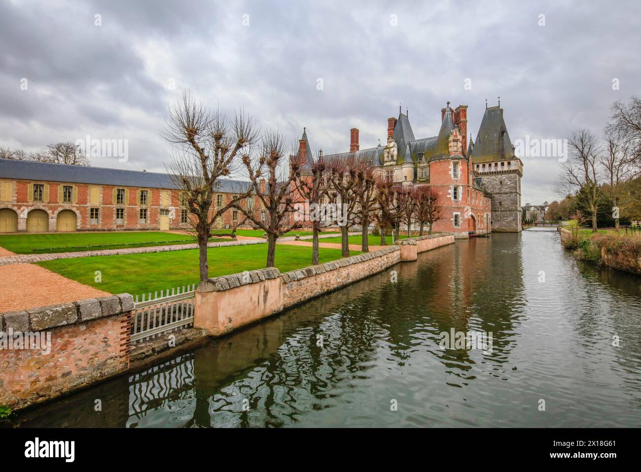 Chateau de Maintenon an der Eure, Département Eure-et-Loir, Region Centre-Val de Loire, Frankreich Stockfoto