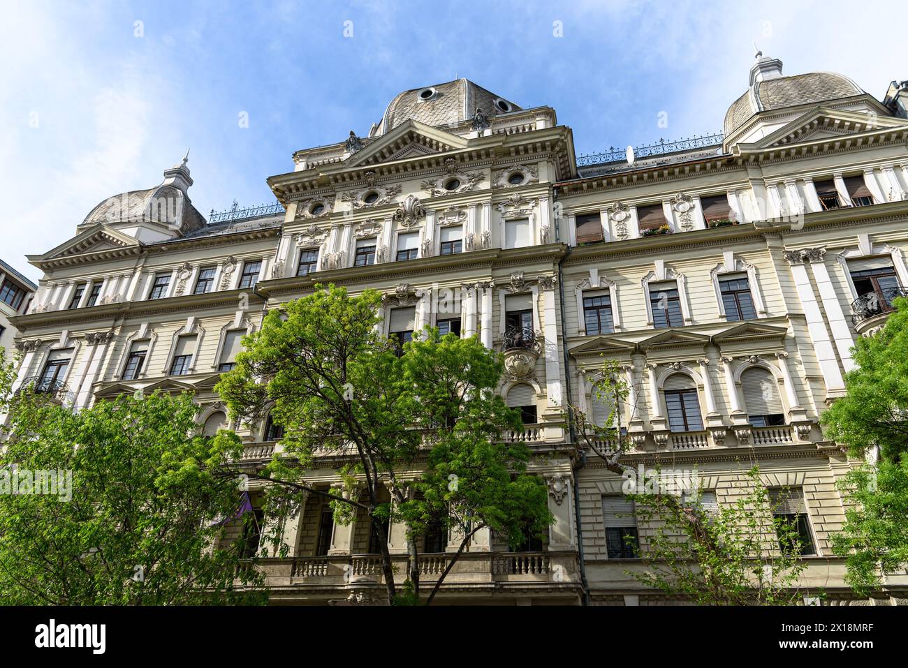 Das Gebäude des ungarischen Justizministeriums in Budapest, Ungarn Stockfoto