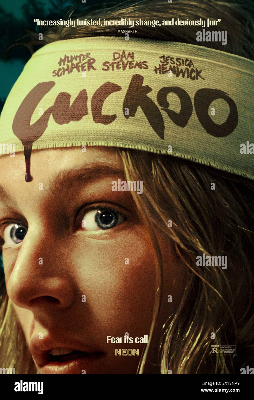 KUCKUCK, US-Poster, Hunter Schafer, 2024. © Neon / Courtesy Everett Collection Stockfoto