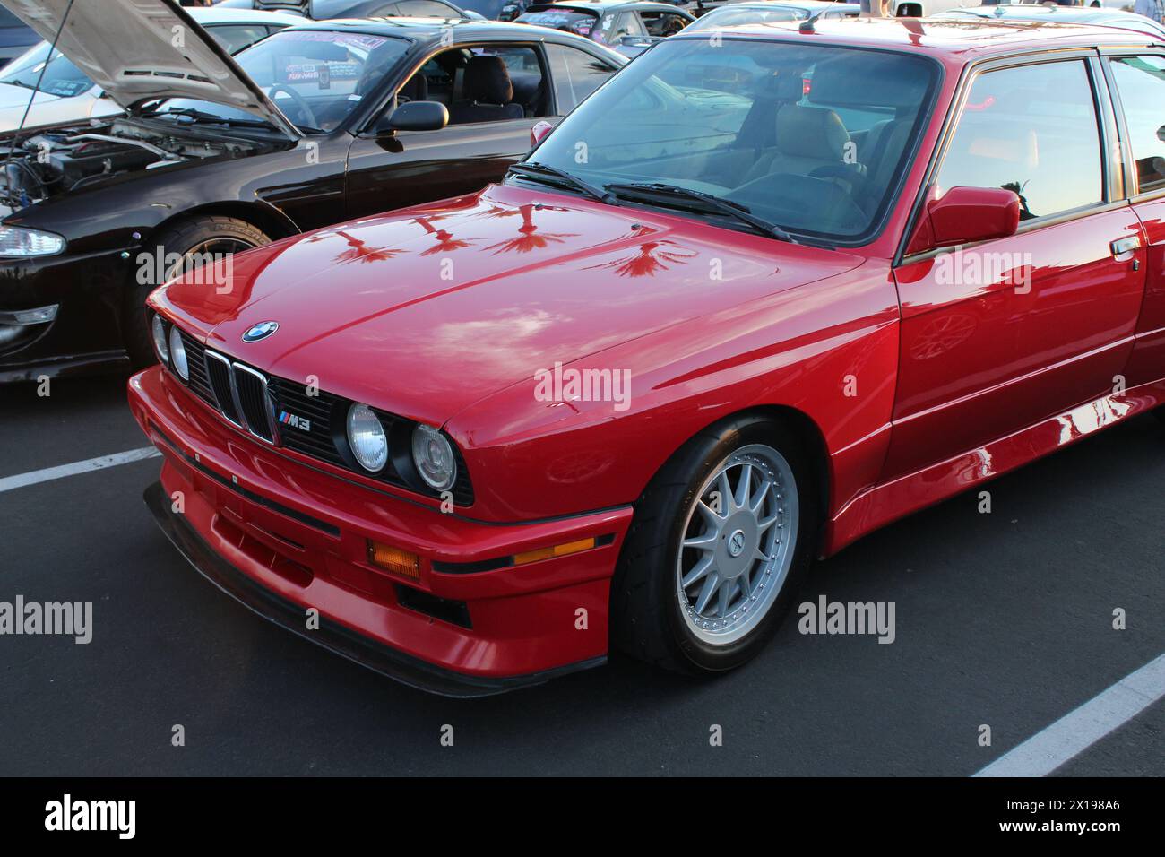 1990 BMW M3 E30 Stockfoto