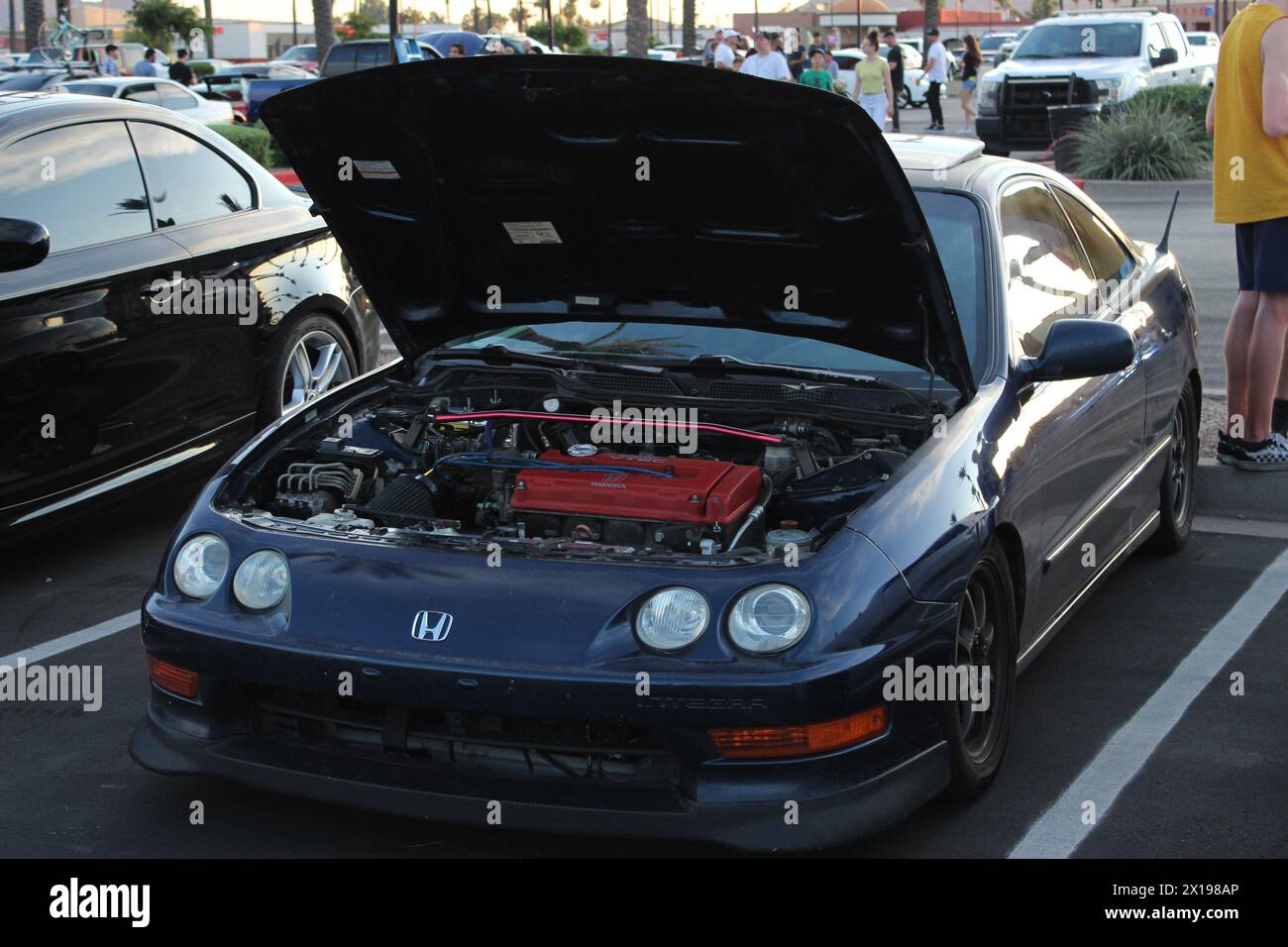 Integra GSR beim Car Meet Stockfoto