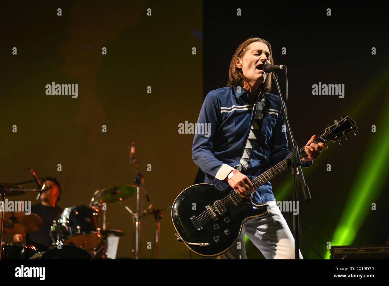 Juana La Loca: Rodrigo Martin (voz). 30 aniversario de „Electronauta“ Stockfoto