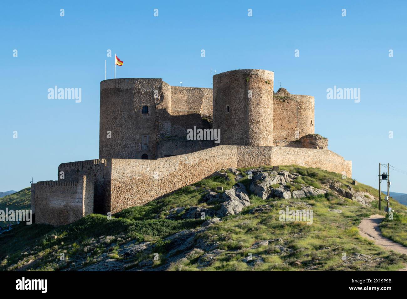 Consuegra Castle, Mudela Castle Stockfoto