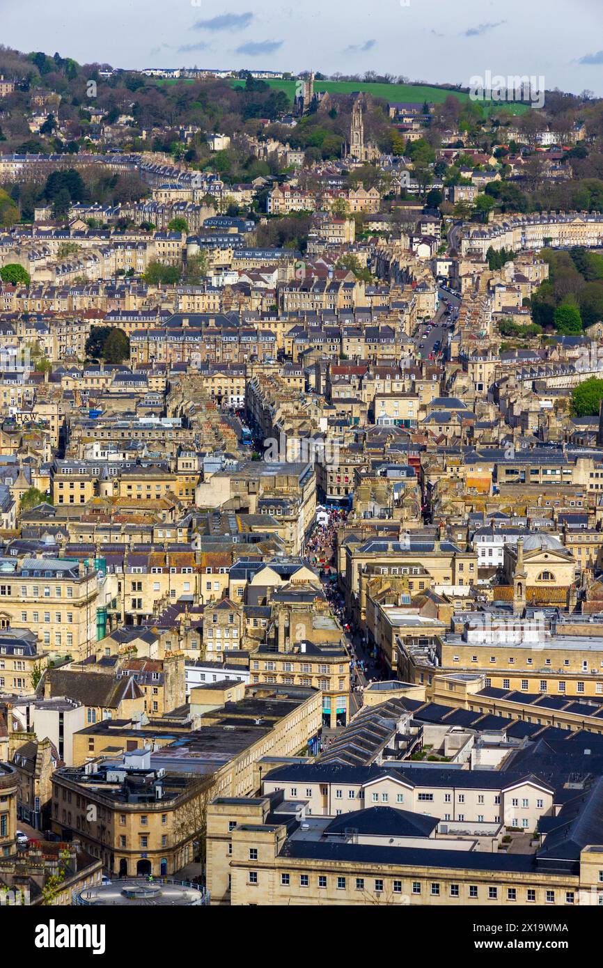 Bath City Centre Somerset England Stockfoto