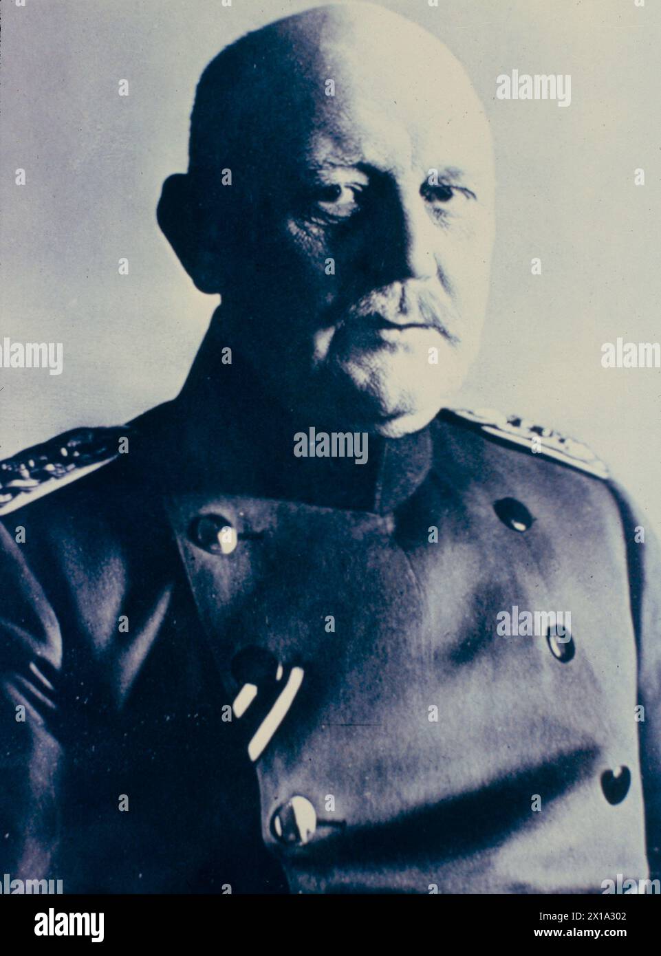 General Helmuth von Moltke, Chef des deutschen Generalstabs, 1909 Stockfoto