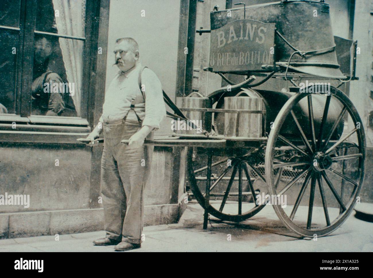 Ein Pariser Bademann, Frankreich 1907 Stockfoto