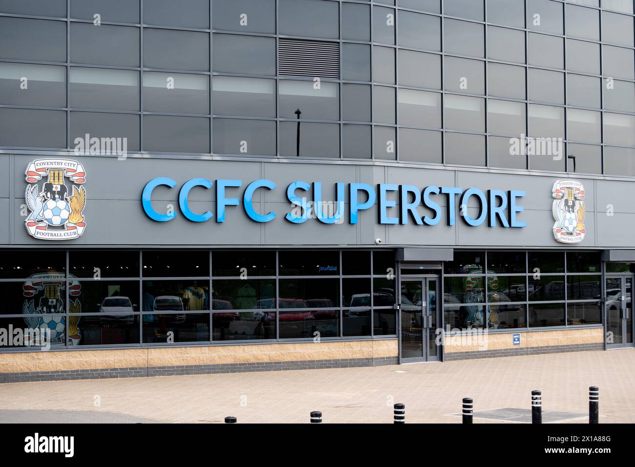 CCFC Superstore, Coventry Building Society Arena, Coventry, Großbritannien Stockfoto