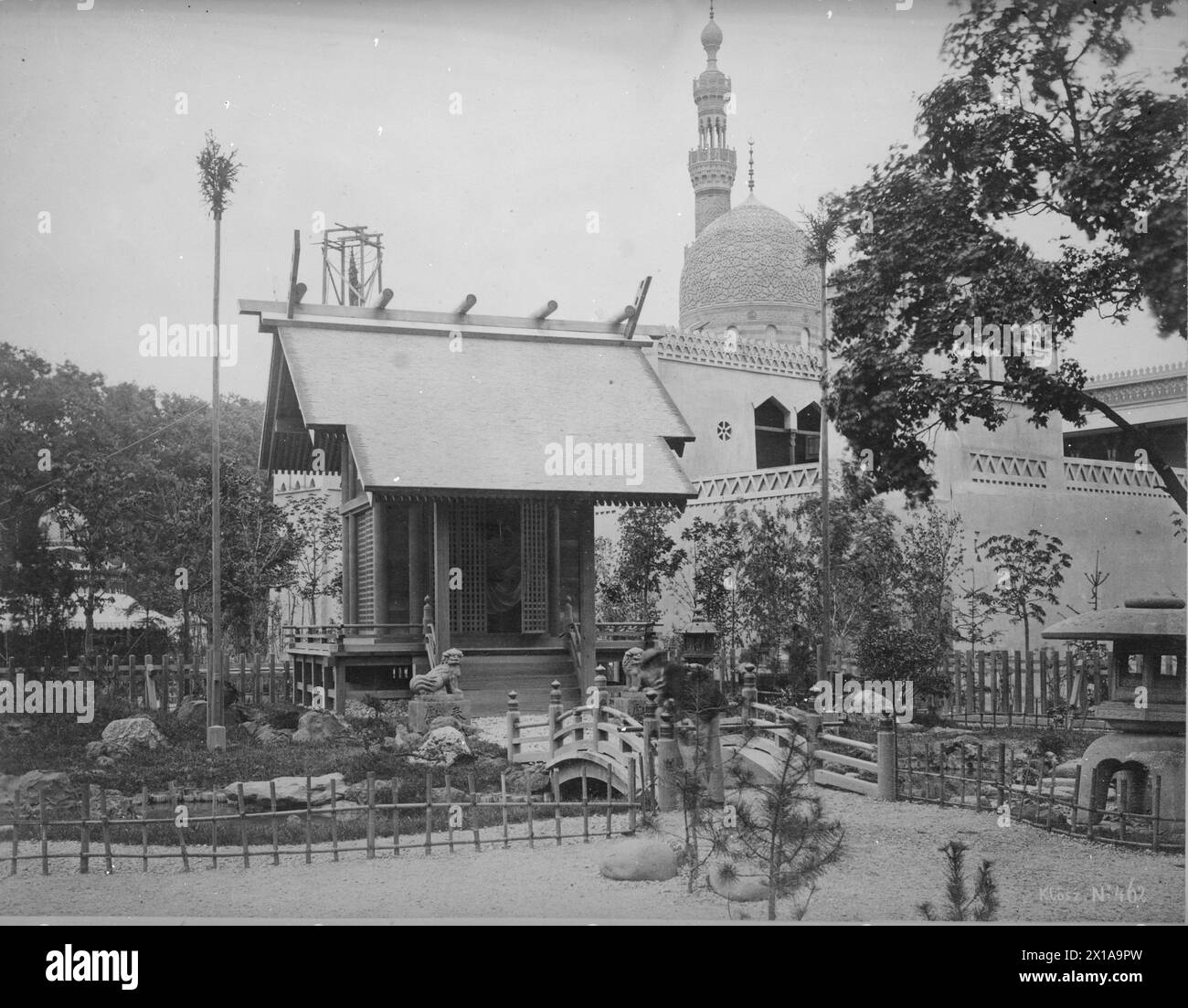 Wien, Weltausstellung 1873, maurisches Kompartiment, 1873 - 18730101 PD0127 - Rechteinfo: Rights Managed (RM) Stockfoto