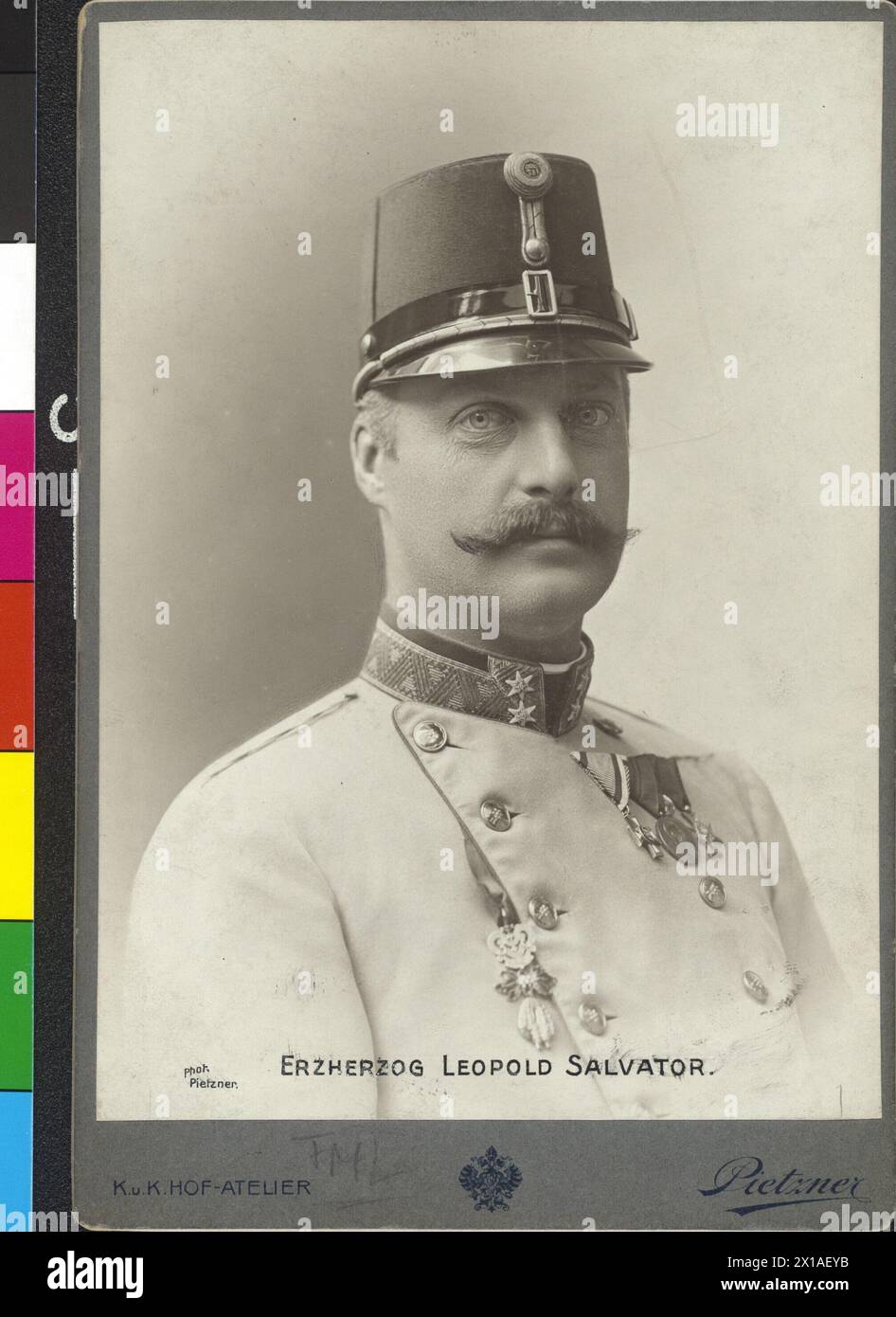 Erzherzog Leopold Salvator von Österreich-Toskana, Bild in Uniform als ...
