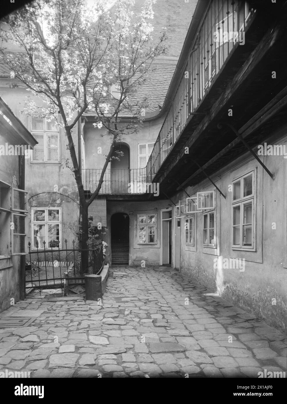 Wien 7, Kirchengasse (Kirchengasse) 28, Gericht, 22.04.1912 - 19120422 PD0004 - Rechteinfo: Rights Managed (RM) Stockfoto