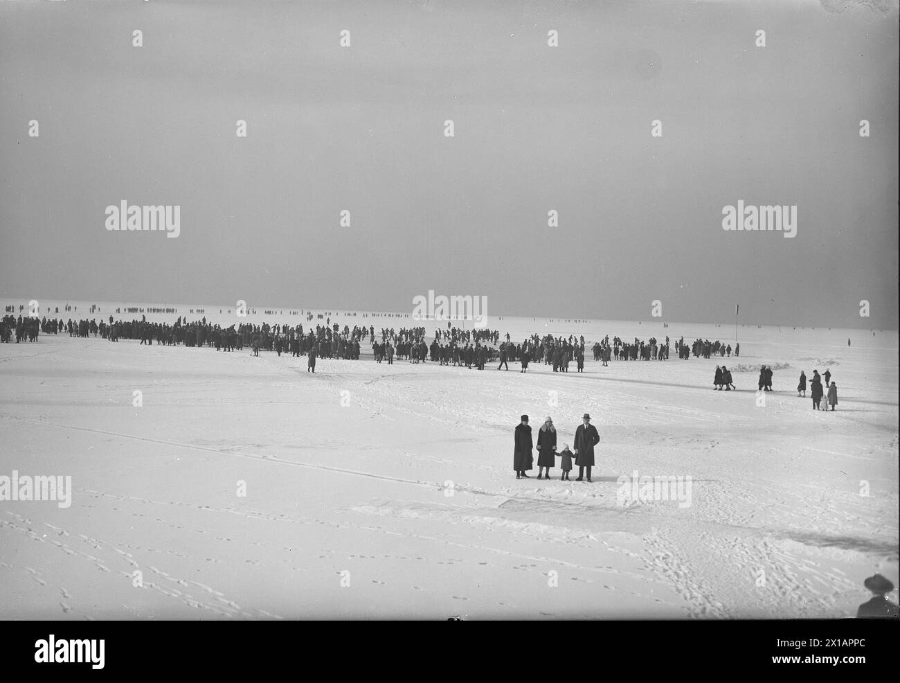 Bregenz, Eisfest am Bodensee, 1930 - 19300101 PD8970 - Rechteinfo: Rights Managed (RM) Stockfoto
