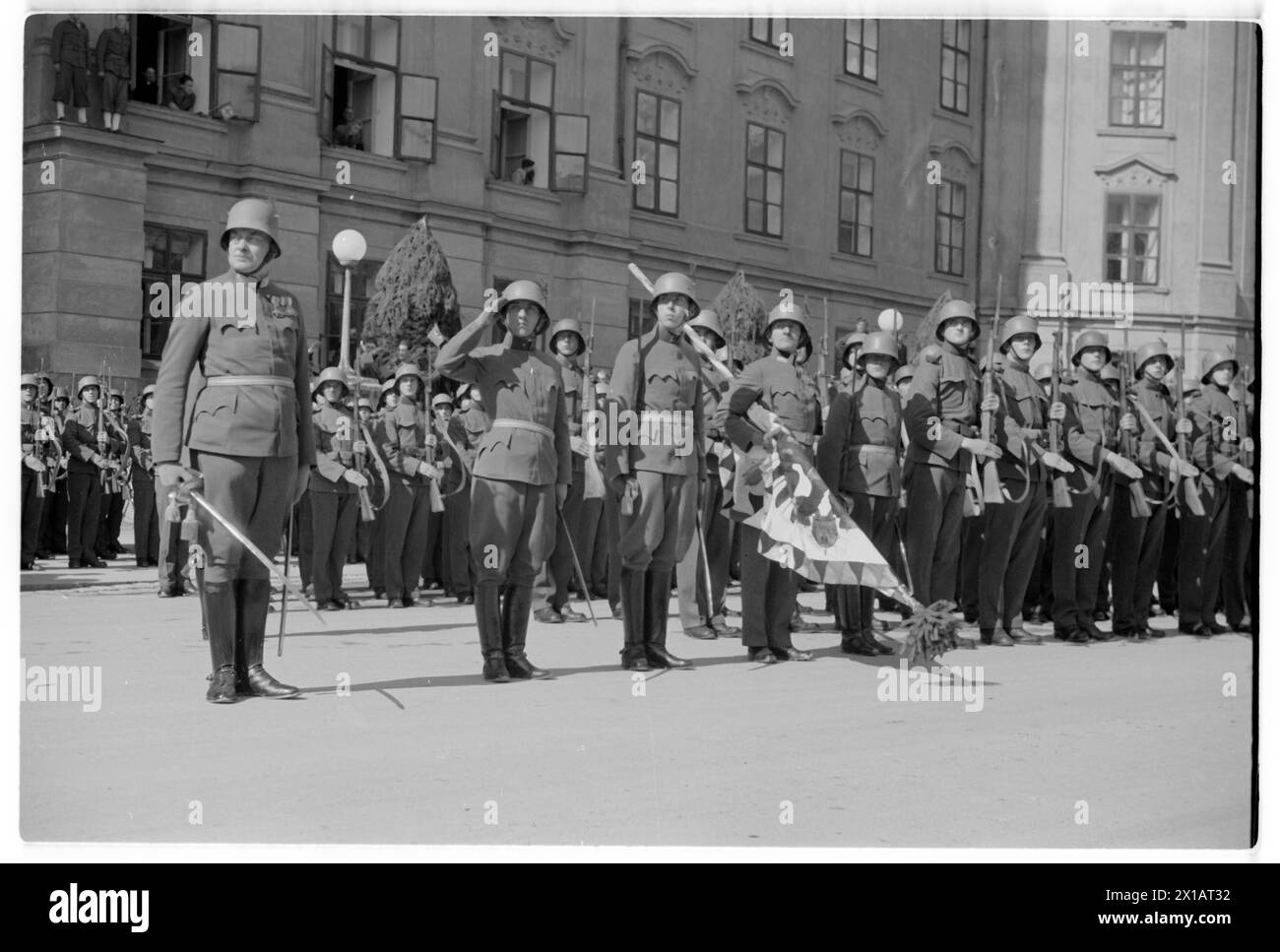 The Anschluss (Österreichische Annexion) 1938, eifrig der Truppen, März 1938 - 19380301 PD0265 - Rechteinfo: Rights Managed (RM) Stockfoto