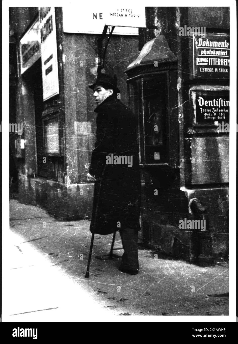 Kriegsbehinderte, 1945 - 19450101 PD8355 - Rechteinfo: Rechte verwaltet (RM) Stockfoto