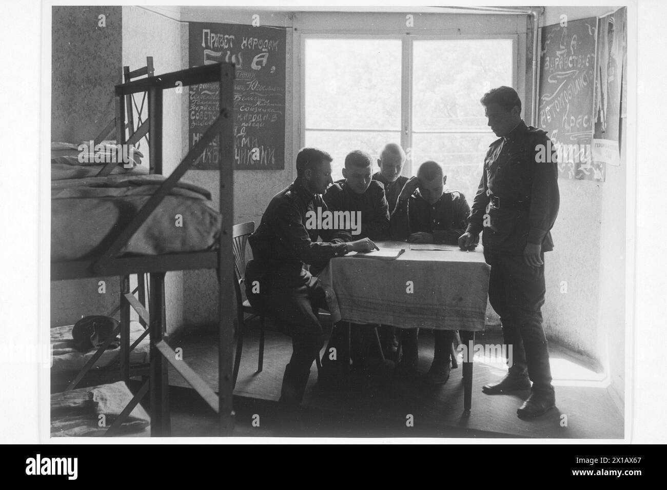 Viertel der sowjetischen Besatzungsmacht, 1946 - 19460101 PD1714 - Rechteinfo: Rechte verwaltet (RM) Stockfoto