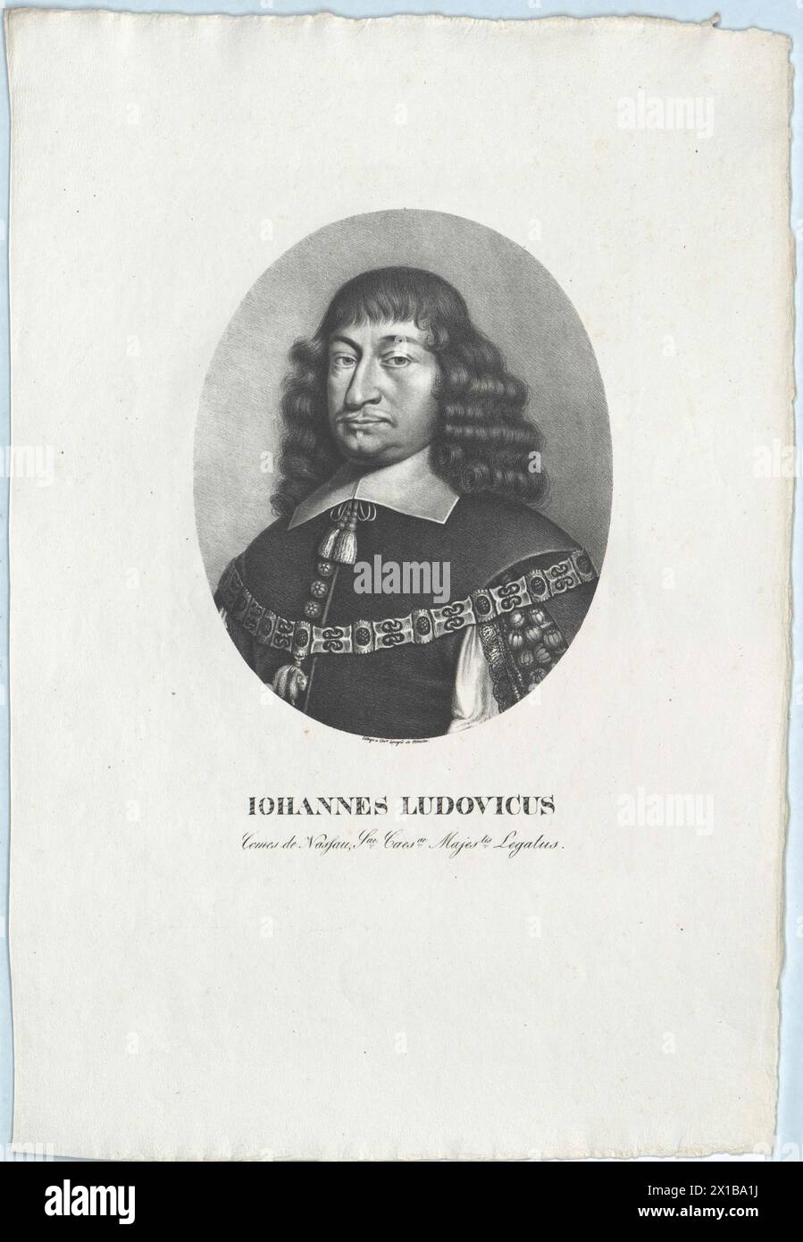 Johann Ludwig, Graf von Nassau-Hadamar, - 19830422 PD24702 - Rechteinfo: Rechte verwaltet (RM) Stockfoto