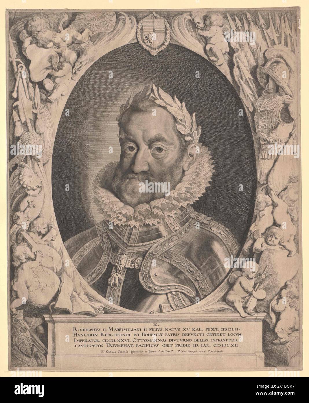 Rudolf II., Kaiser des Heiligen Römischen Reiches, - 19830422 PD61713 - Rechteinfo: Rechte verwaltet (RM) Stockfoto