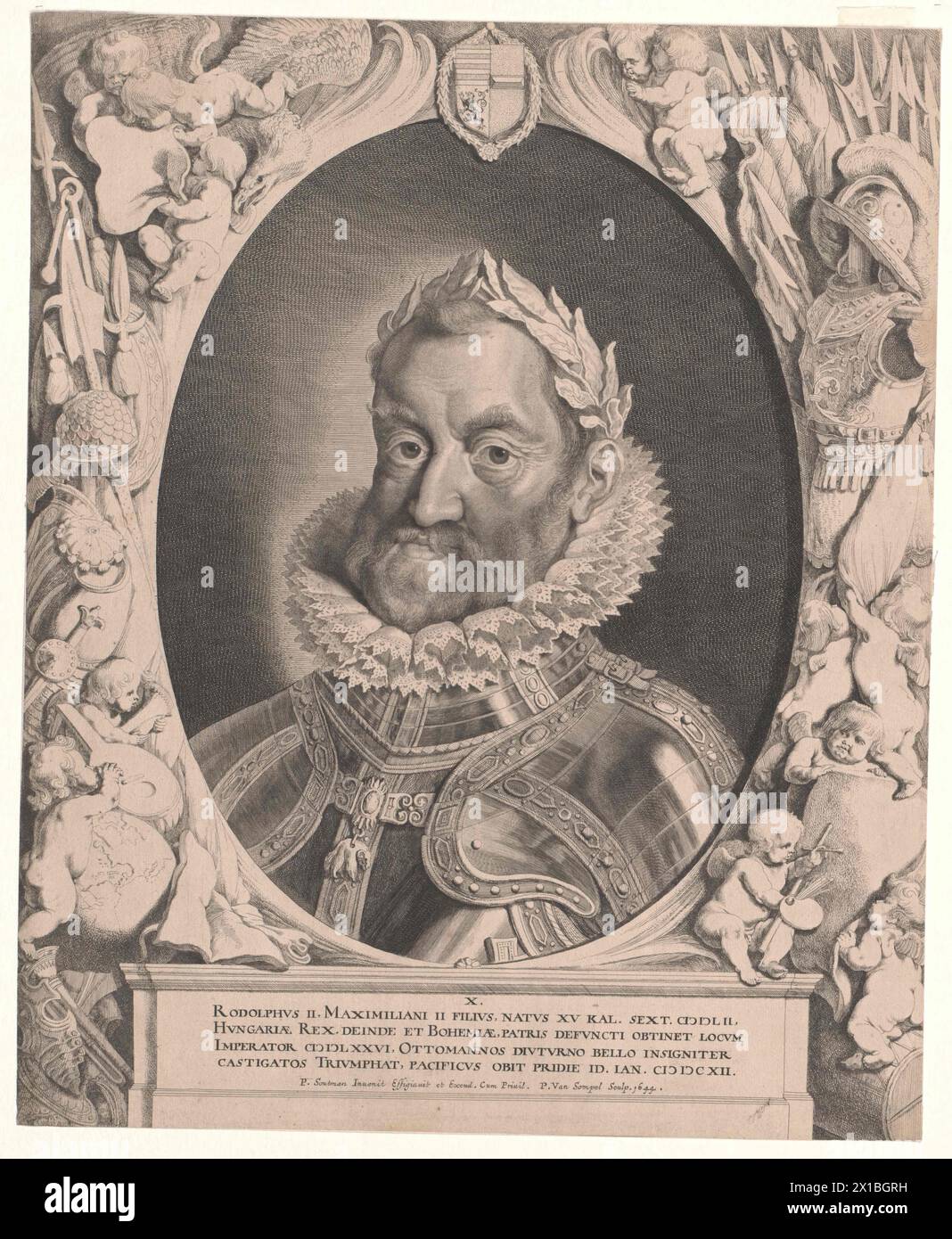 Rudolf II., Kaiser des Heiligen Römischen Reiches, - 19830422 PD61716 - Rechteinfo: Rechte verwaltet (RM) Stockfoto