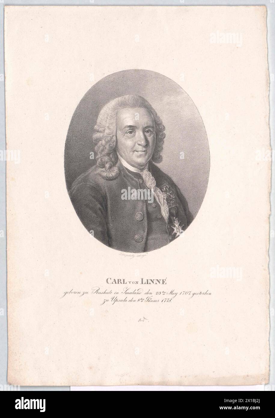 Linné, Karl von, - 19830422 PD71512 - Rechteinfo: Rechte verwaltet (RM) Stockfoto