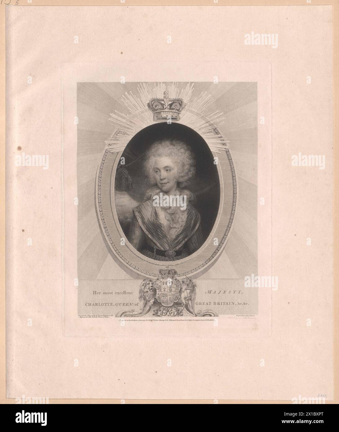 Sophie Charlotte, Prinzessin von Mecklenburg-Strelitz, - 19830422 PD124110 - Rechteinfo: Rechte verwaltet (RM) Stockfoto