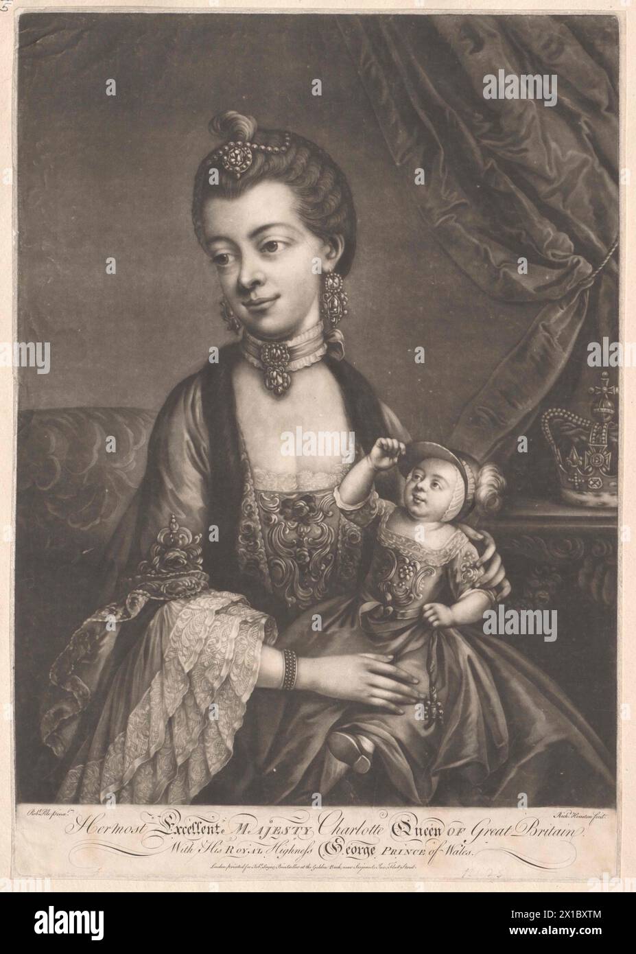Sophie Charlotte, Prinzessin von Mecklenburg-Strelitz, - 19830422 PD124668 - Rechteinfo: Rechte verwaltet (RM) Stockfoto