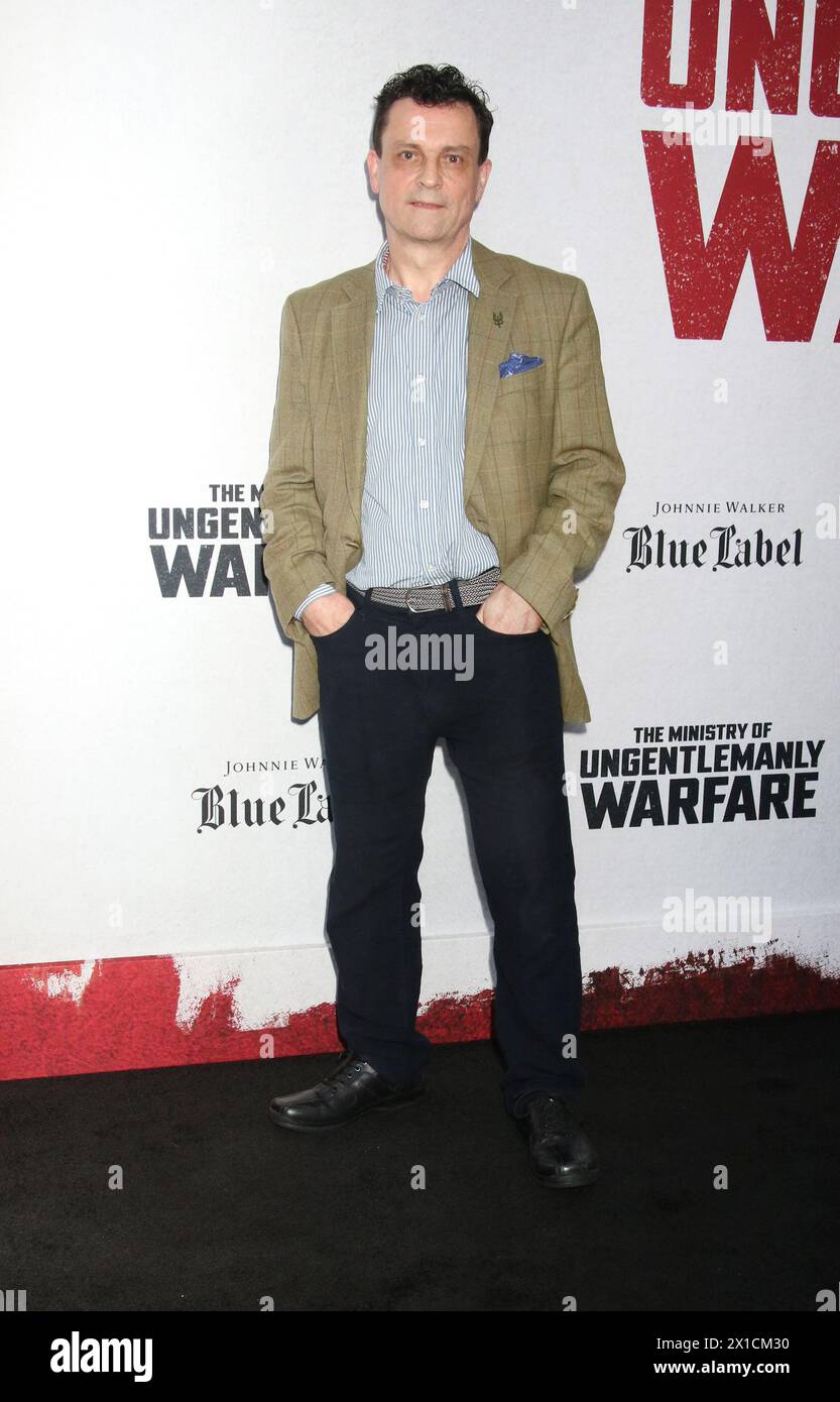 New York, NY, USA. April 2024. Damien Lewis bei der Premiere von The Ministry of ungentlemanly Warfare am 15. April 2024 im AMC Lincoln Square Theater in New York City. Quelle: Rw/Media Punch/Alamy Live News Stockfoto