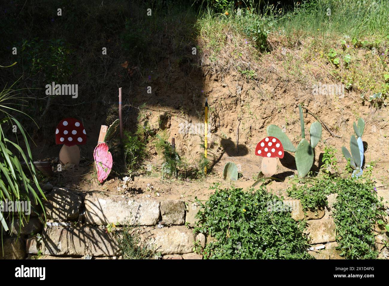 Fiumara Reggio Calabria Italien - Borgo Croce, Werk Stockfoto