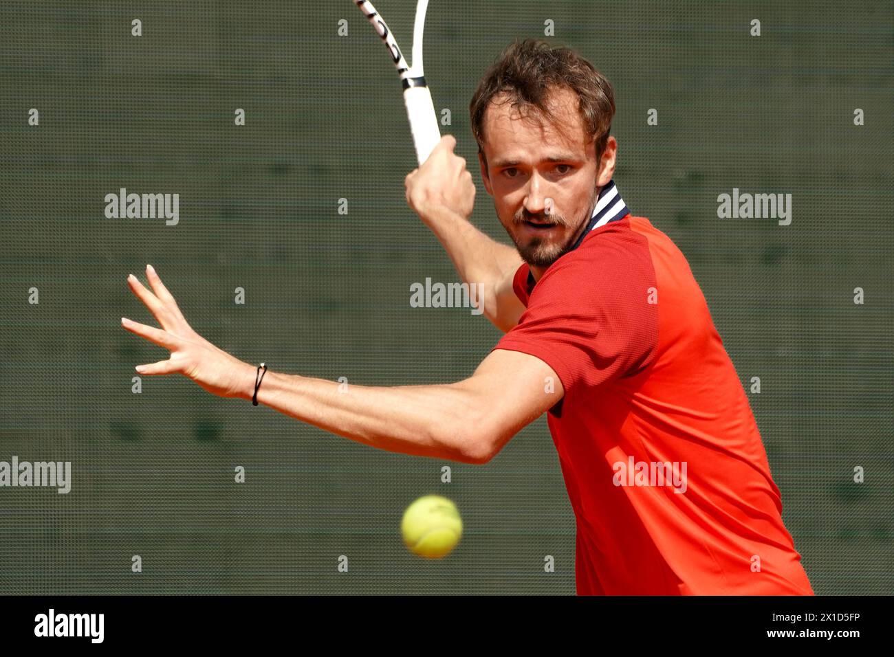 MONTE-CARLO, MONACO - 11. APRIL: Daniil Medwedew von Russland beim Rolex Monte-Carlo Masters im Monte-Carlo Country Club am 11. April 2024 in Monte-Carlo, Monaco. Stockfoto