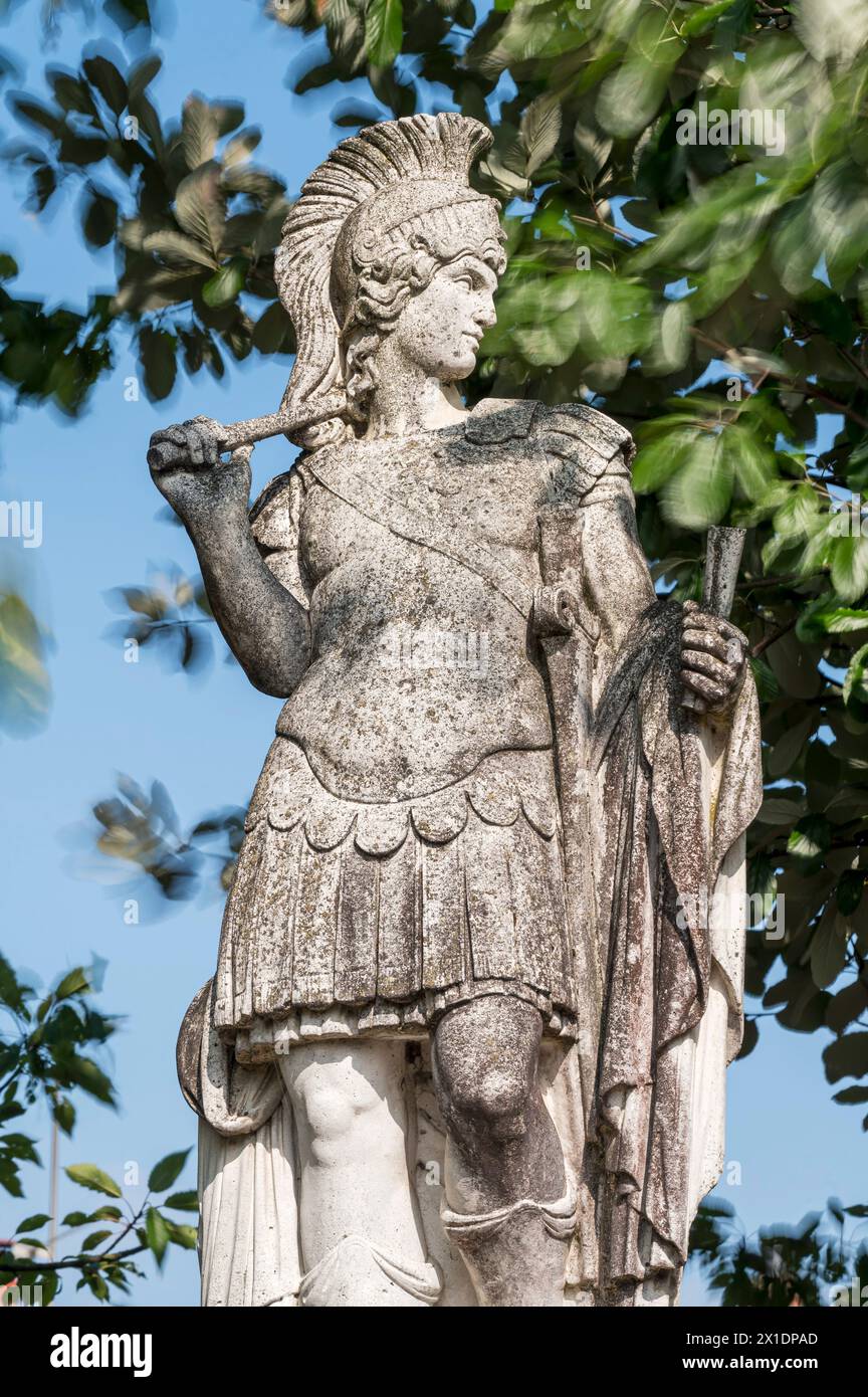 Statue des Kaisers Hadrian in Brampton, Cumbria, England Stockfoto