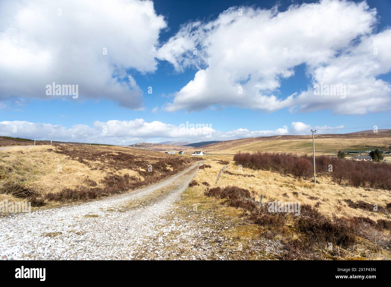 Eine atemberaubende Landschaft in Caithness Stockfoto