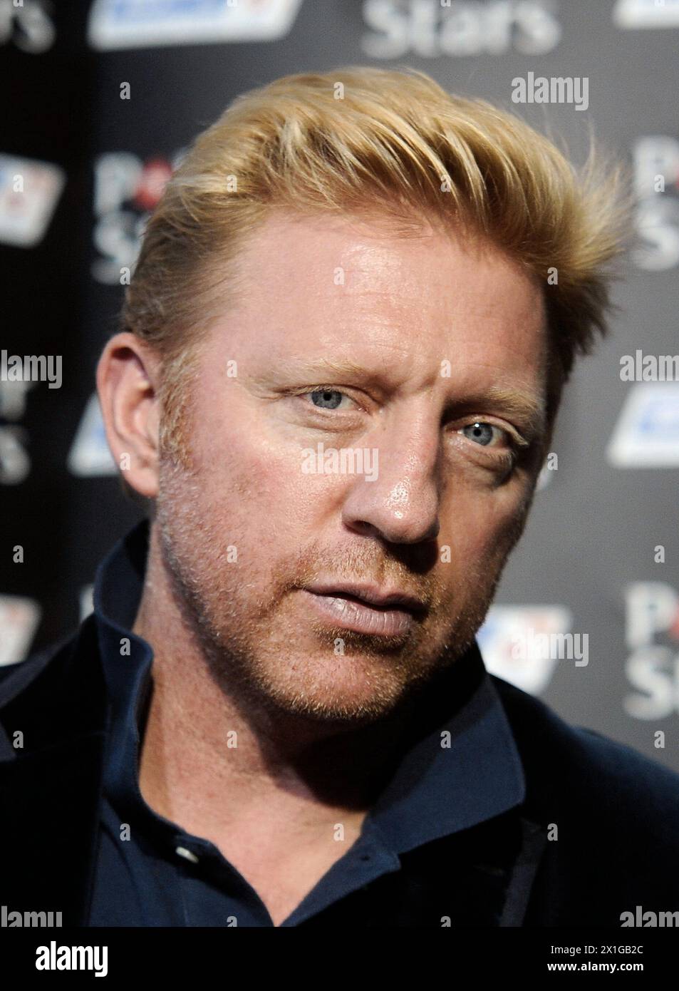 Unternehmer und ehemaliger Tennisprofi Boris Becker, anlässlich eines Interviews mit der Österreichischen Presseagentur, 26. Oktober 2010, in Wien. - 20101026 PD1813 - Rechteinfo: Rechte verwaltet (RM) Stockfoto