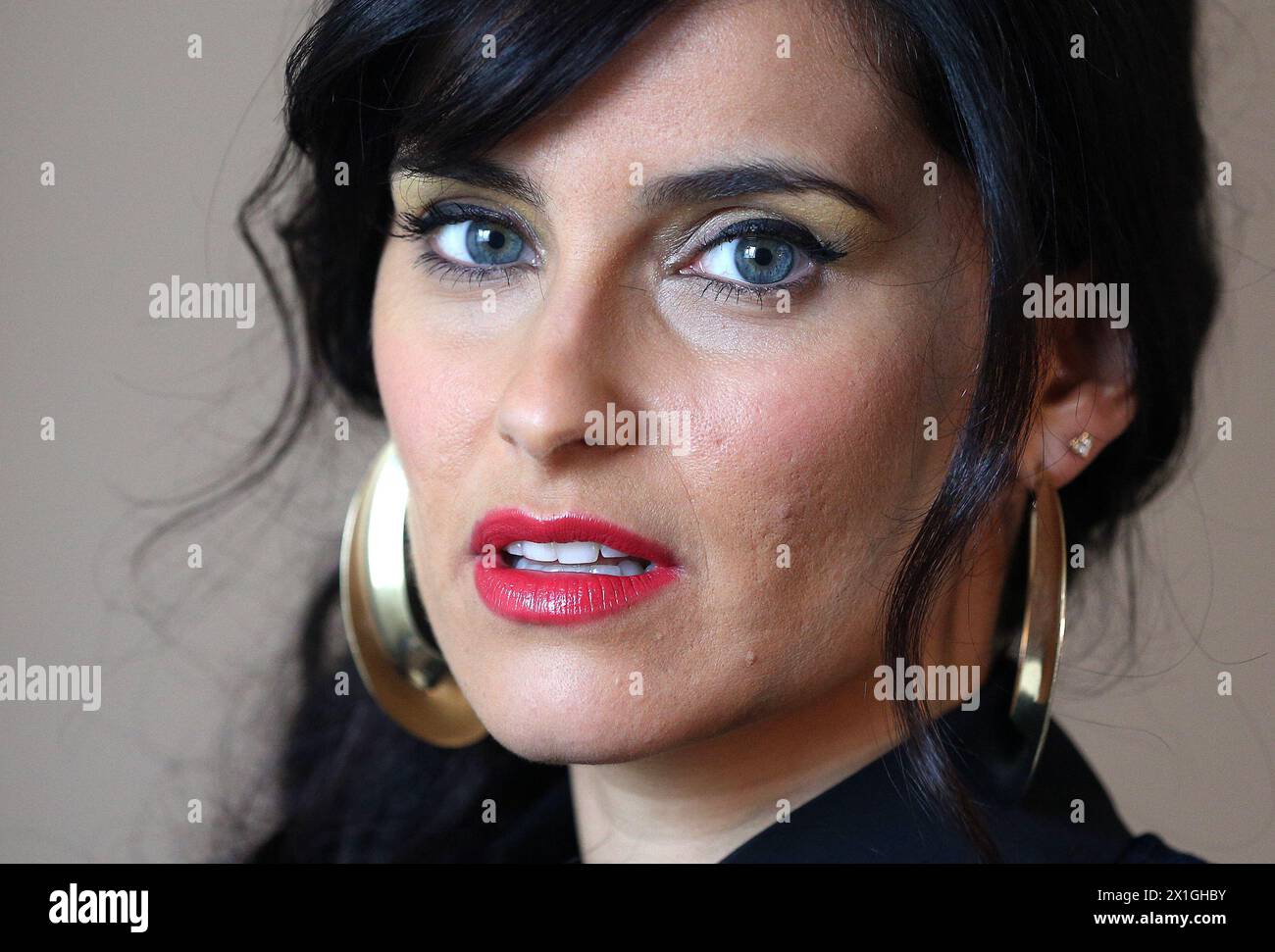 Wien - Sängerin Nelly Furtado im Interview mit der Austria Presse Agentur (APA) am 16. September 2012. - 20120915_PD3752 - Rechteinfo: Rechte verwaltet (RM) Stockfoto