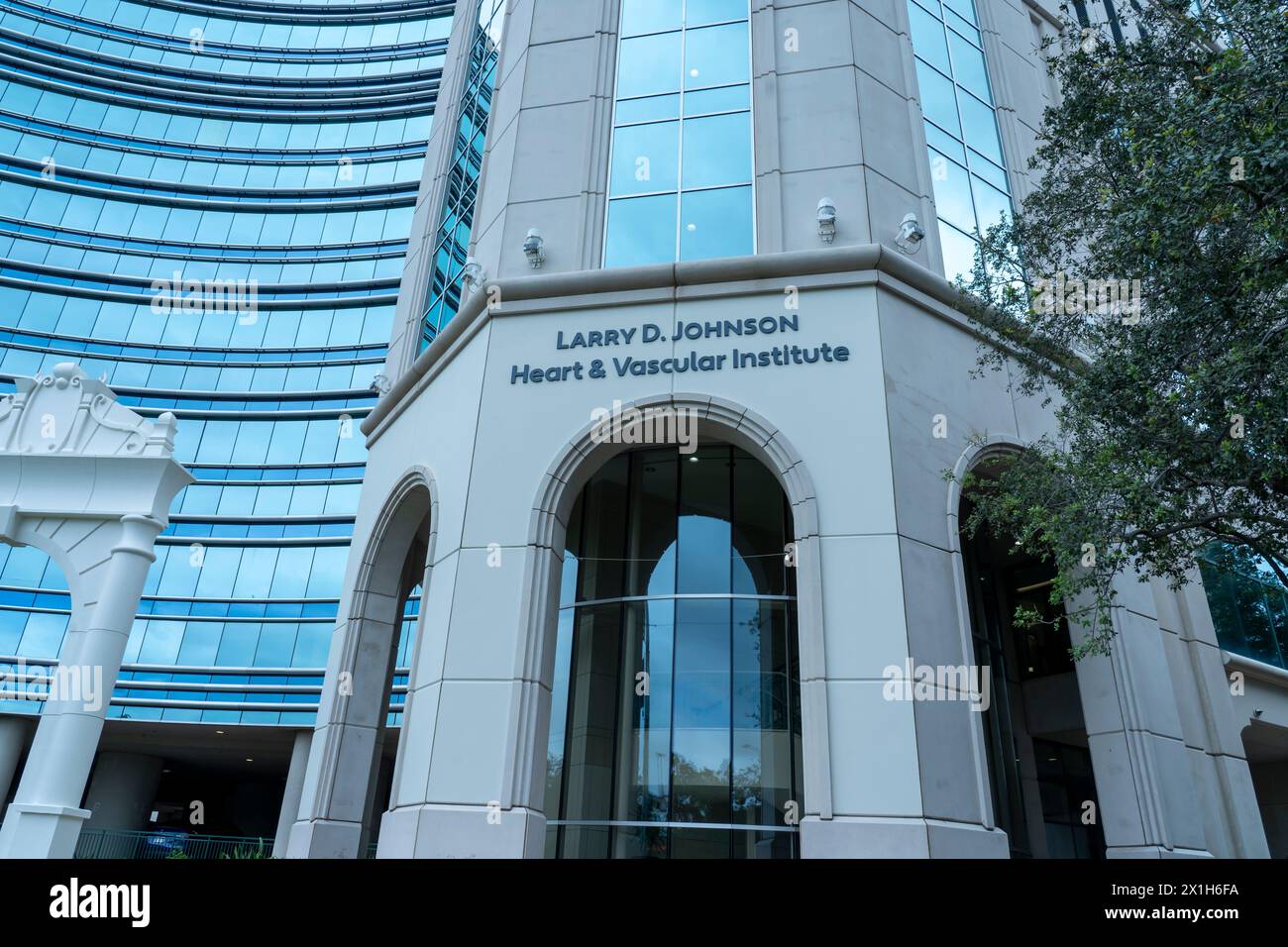 Larry D. Johnson Heart and Vascular Institute in Memorial Hermann am Texas Medical Center in Houston, Texas, Stockfoto