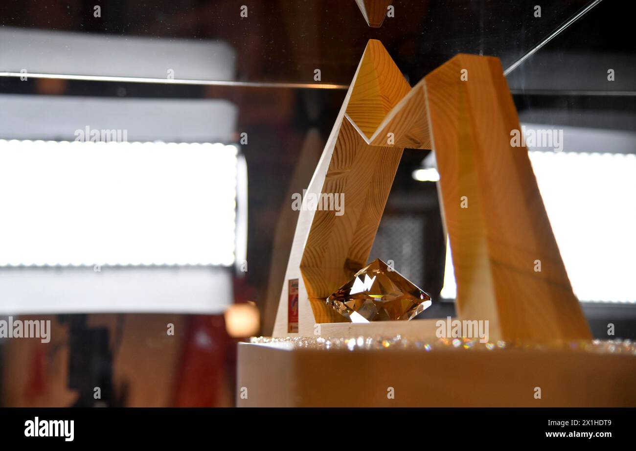 FIS Nordische Ski-Weltmeisterschaft 2019 in Seefeld, Österreich am 2019.02/19, FOTO: Trophäe "Alpen-Juwel" - 20190219 PD0889 - Rechteinfo: Rights Managed (RM) Stockfoto