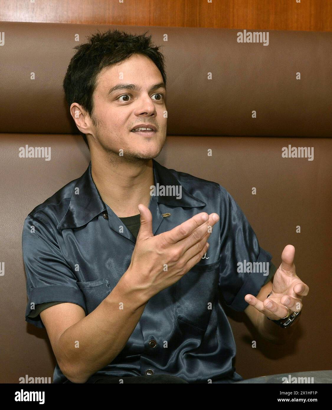 Jamie Cullum im Interview mit der Austria Presse Agentur in Wien, Österreich, am 22. Mai 2019. - 20190522_PD16461 - Rechteinfo: Rights Managed (RM) Stockfoto