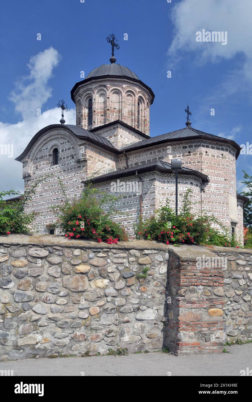 Fürstenkirche St. Nikolaus, Curtea de Arges Stockfoto