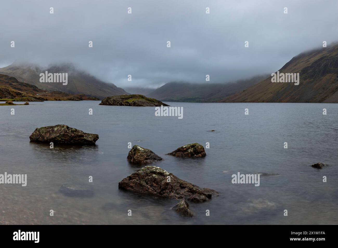 Wast Water, Lake District, Cumbria, England, Großbritannien Stockfoto