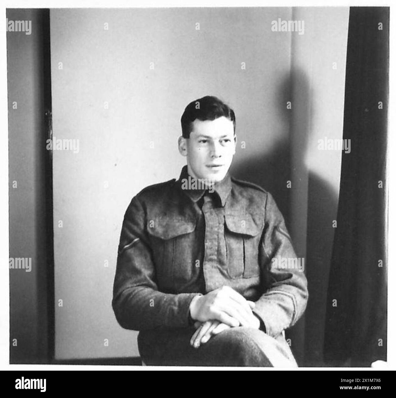 A.F.P.U. Porträts – L/CPL. P. S. Legg, RE Nr. 1.890.559, britische Armee Stockfoto